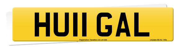 Registration number HU11 GAL